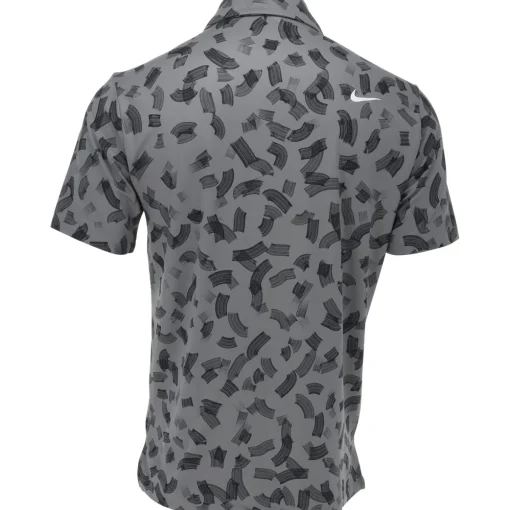 Nike DriFit Tour Micro Print Shirt Polo Short Sleeve Golf Apparel
