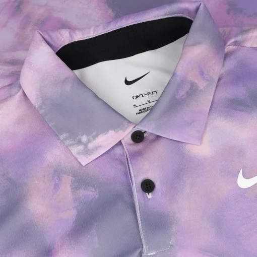 Nike DriFit Tour Ombre Print Shirt Polo Short Sleeve Golf Apparel