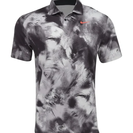 Nike DriFit Tour Ombre Print Shirt Polo Short Sleeve Golf Apparel