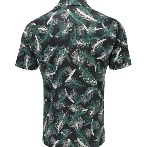 Nike DriFit Tour Pine Shirt Polo Short Sleeve Golf Apparel