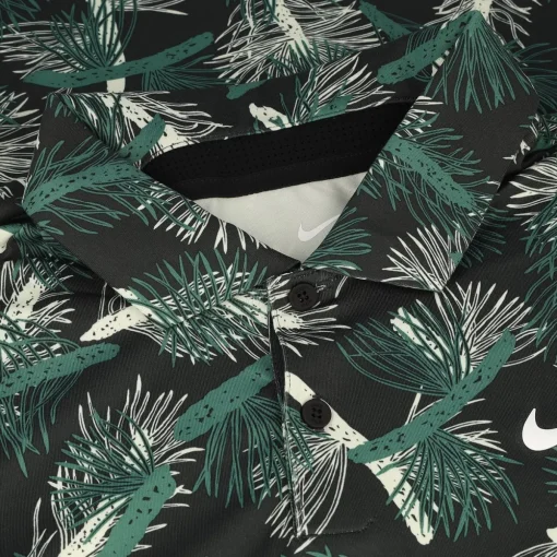 Nike DriFit Tour Pine Shirt Polo Short Sleeve Golf Apparel