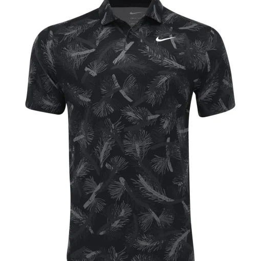 Nike DriFit Tour Pine Shirt Polo Short Sleeve Golf Apparel