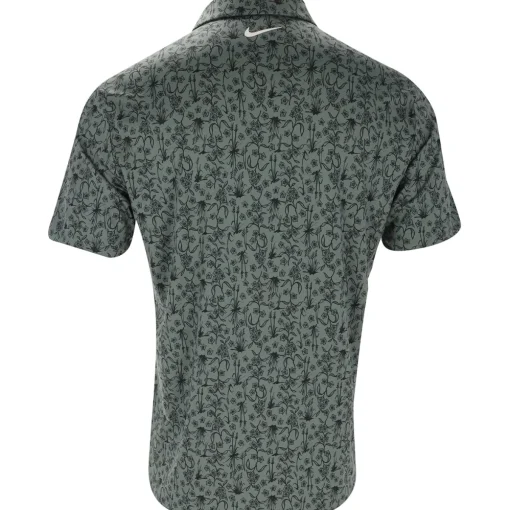 Nike Dri-Fit Tour POA Print Shirt Polo Short Sleeve Golf Apparel
