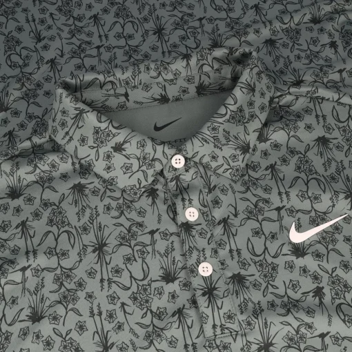 Nike Dri-Fit Tour POA Print Shirt Polo Short Sleeve Golf Apparel