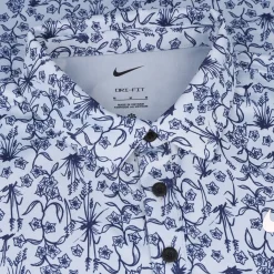 Nike Dri-Fit Tour POA Print Shirt Polo Short Sleeve Golf Apparel