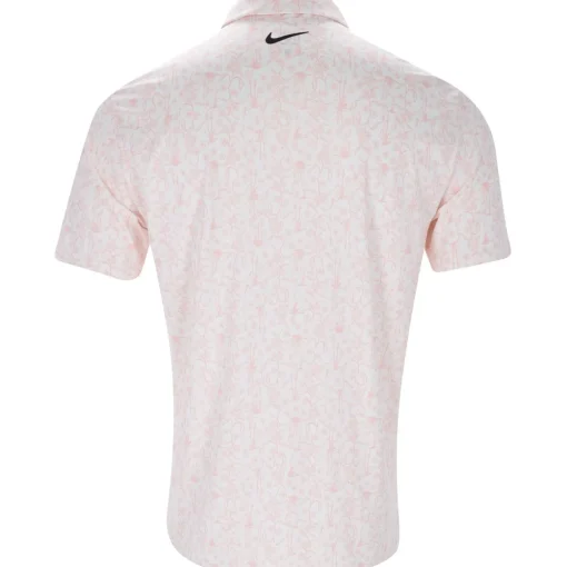 Nike Dri-Fit Tour POA Print Shirt Polo Short Sleeve Golf Apparel