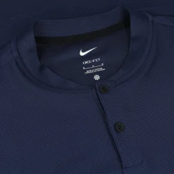 Nike DriFit Tour Texture Blade Shirt Polo Short Sleeve Golf Apparel