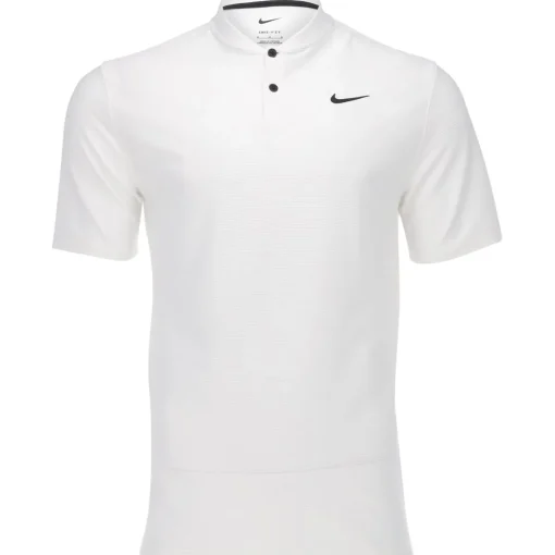 Nike DriFit Tour Texture Blade Shirt Polo Short Sleeve Golf Apparel