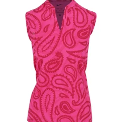 Nike Dri-Fit Victory Sleeveless Spring Allover Jaquard Print Shirt Polo Short Sleeve Golf Apparel