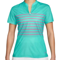 Nike Dri-Fit Victory Striped Shirt Polo Short Sleeve Golf Apparel
