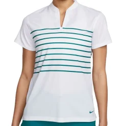 Nike Dri-Fit Victory Striped Shirt Polo Short Sleeve Golf Apparel