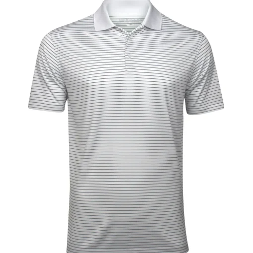 Nike Dri-Fit Victory Stripe Shirt Polo Short Sleeve Golf Apparel