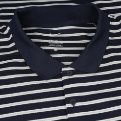 Nike Dri-Fit Victory Stripe Shirt Polo Short Sleeve Golf Apparel