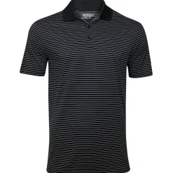 Nike Dri-Fit Victory Stripe Shirt Polo Short Sleeve Golf Apparel