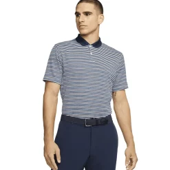 Nike Dri-Fit Victory Striped Shirt Polo Short Sleeve Golf Apparel