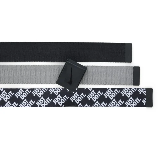 Nike 3-Pack Web Accessories Belts Golf Apparel
