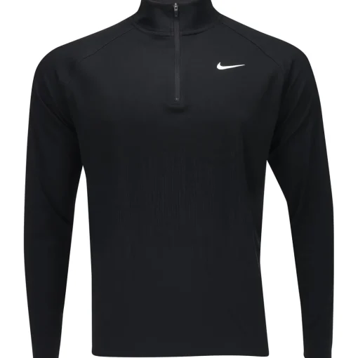 Nike Tour Dri Fit Advanced Half Zip Outerwear Pullover Golf Apparel