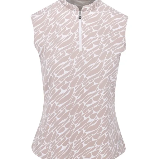 Nivo Linnea Mock Shirt Polo Short Sleeve Golf Apparel