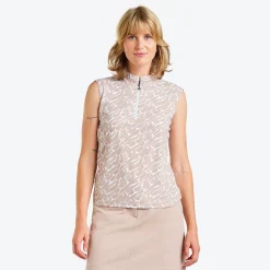 Nivo Linnea Mock Shirt Polo Short Sleeve Golf Apparel