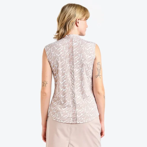 Nivo Linnea Mock Shirt Polo Short Sleeve Golf Apparel