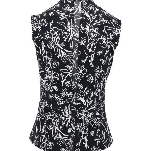 Nivo Linnea Mock Shirt Polo Short Sleeve Golf Apparel