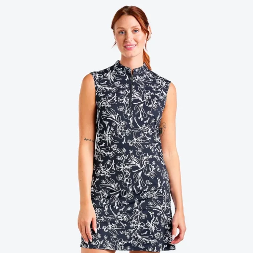 Nivo Linnea Mock Shirt Polo Short Sleeve Golf Apparel