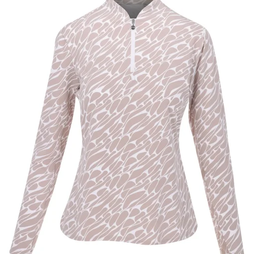Nivo Lolita Mock Shirt Polo Long Sleeve Golf Apparel