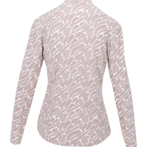 Nivo Lolita Mock Shirt Polo Long Sleeve Golf Apparel