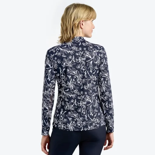 Nivo Lolita Mock Shirt Polo Long Sleeve Golf Apparel