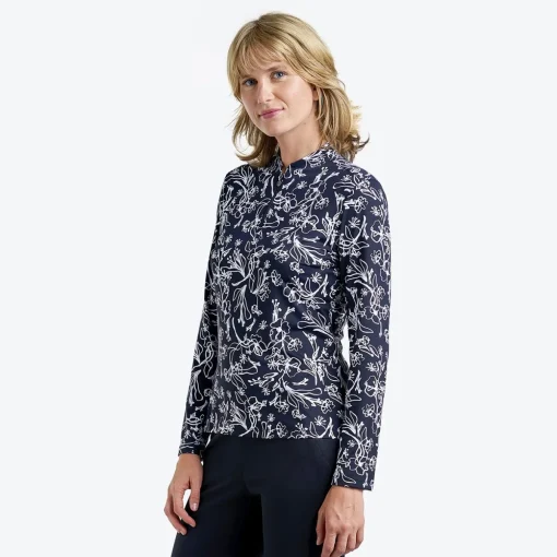 Nivo Lolita Mock Shirt Polo Long Sleeve Golf Apparel