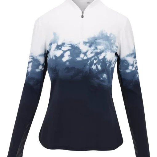 Nivo Lolita Mock Shirt Polo Long Sleeve Golf Apparel