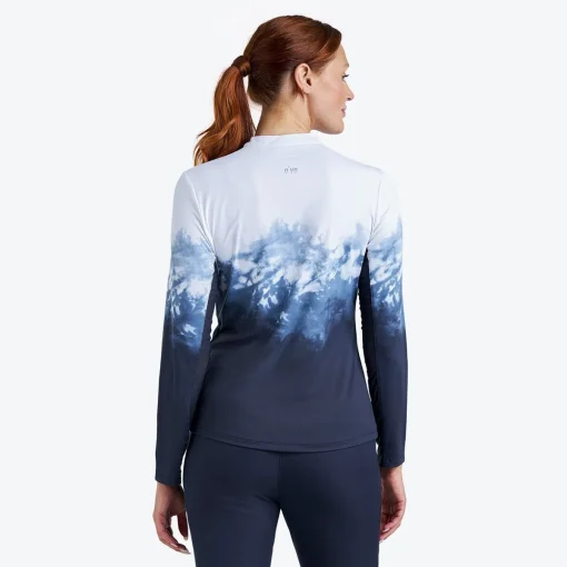 Nivo Lolita Mock Shirt Polo Long Sleeve Golf Apparel