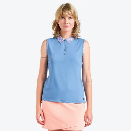Nivo Maeve Sleeveless Shirt Polo Short Sleeve Golf Apparel