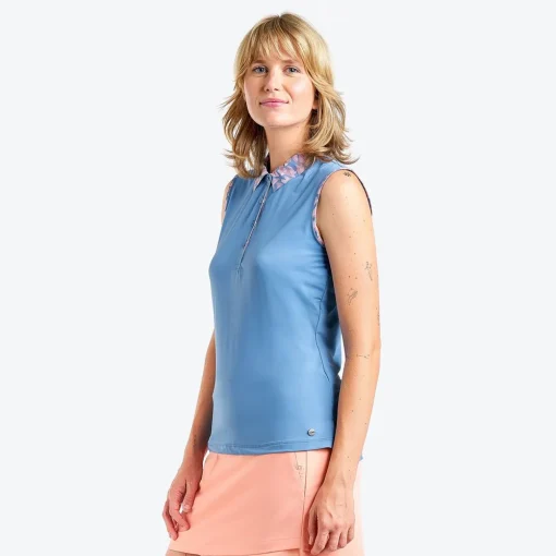Nivo Maeve Sleeveless Shirt Polo Short Sleeve Golf Apparel