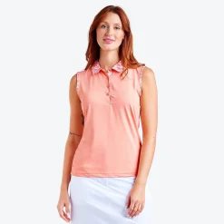 Nivo Maeve Sleeveless Shirt Polo Short Sleeve Golf Apparel