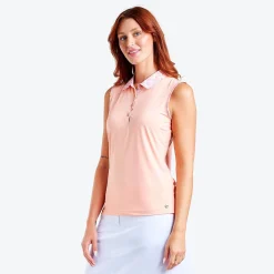 Nivo Maeve Sleeveless Shirt Polo Short Sleeve Golf Apparel
