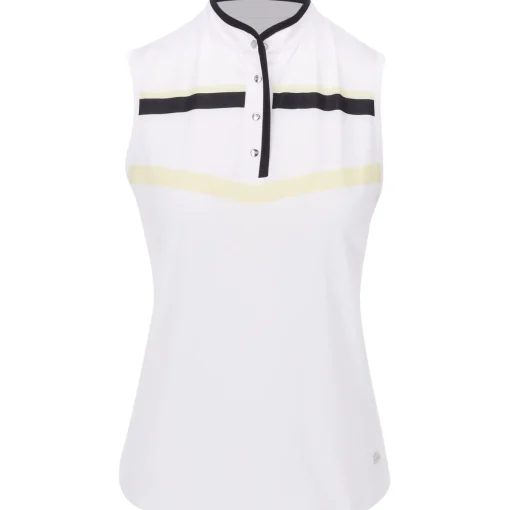 Nivo Sibyl Mock Shirt Polo Short Sleeve Golf Apparel