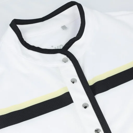 Nivo Sibyl Mock Shirt Polo Short Sleeve Golf Apparel
