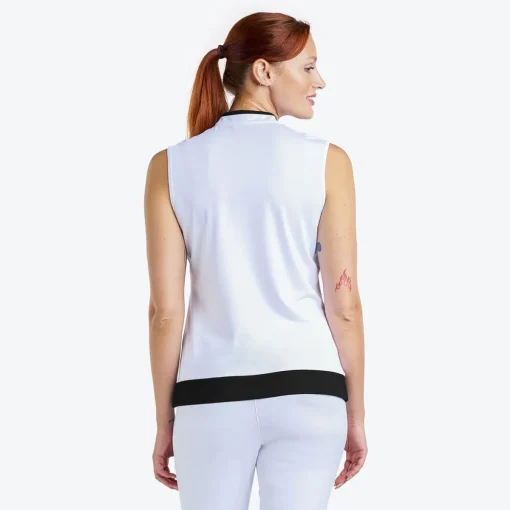 Nivo Sibyl Mock Shirt Polo Short Sleeve Golf Apparel