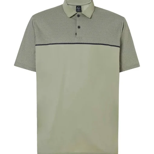 Oakley Hexad Stripe Shirt Polo Short Sleeve Golf Apparel
