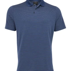 Oakley Jacquard Stripe Shirt Polo Short Sleeve Golf Apparel