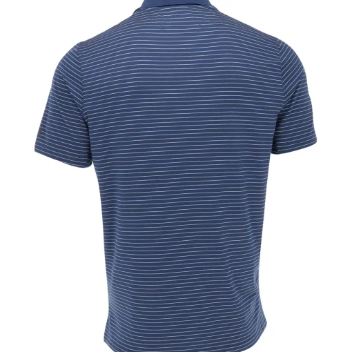 Oakley Jacquard Stripe Shirt Polo Short Sleeve Golf Apparel