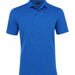 Oakley Jacquard Stripe Shirt Polo Short Sleeve Golf Apparel