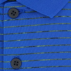 Oakley Jacquard Stripe Shirt Polo Short Sleeve Golf Apparel