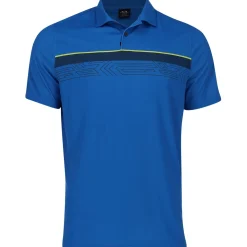 Oakley Print Layer Stripe Shirt Polo Short Sleeve Golf Apparel
