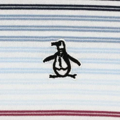 Original Penguin Ombre 70’s Stripe Shirt Polo Short Sleeve Golf Apparel
