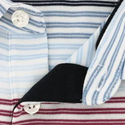 Original Penguin Ombre 70’s Stripe Shirt Polo Short Sleeve Golf Apparel
