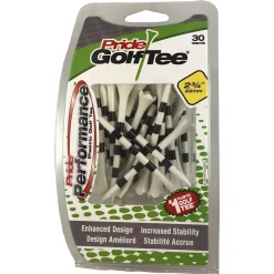 Pride Evolution Striped 2 3/4” 30 Count Golf Tees