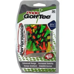Pride Evolution Striped 3 1/4" 30ct Golf Tees