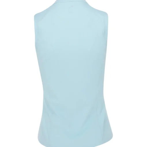 Puma Aerlon Mock Sleeveless Shirt Polo Short Sleeve Golf Apparel